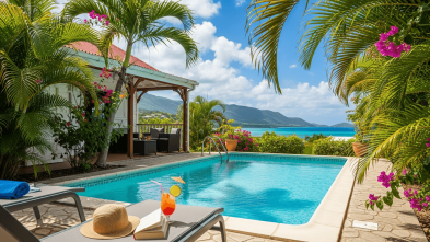 location villa guadeloupe piscine